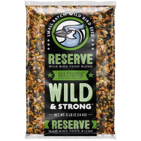 Feedingtime 5 lbs Wild & Strong Maximum Songbird Reserve Wild Bird Food FE3306065